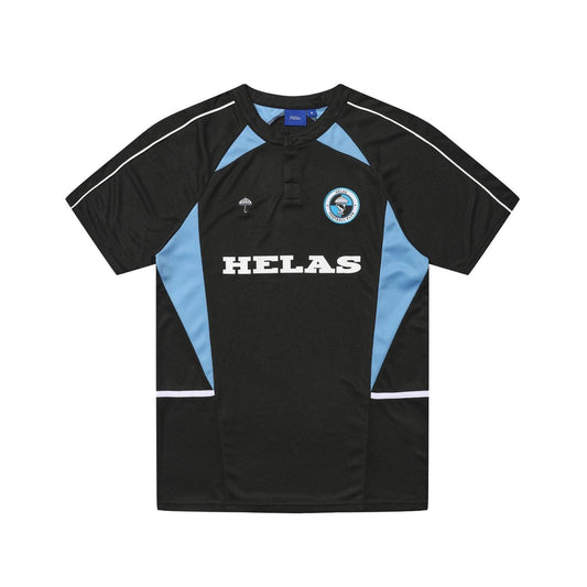 Dolphin Football Polo Black / Blue