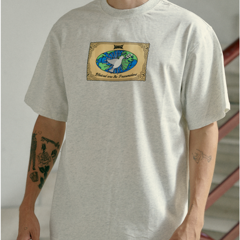 Peacemaker Tee Ash